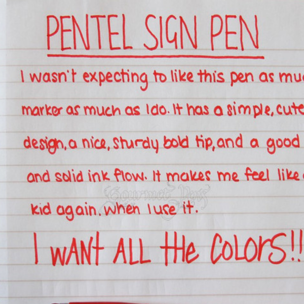 Super Medium Ballpoint Pens - Red - Image 3